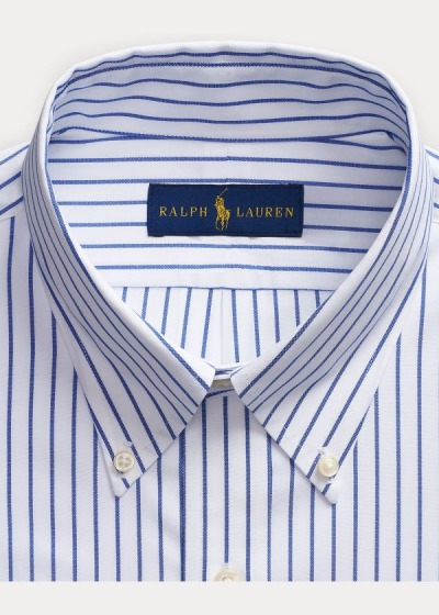 Polo Ralph Lauren Custom Fit Striped Skjorter Herre Danmark (RSDFN5263)